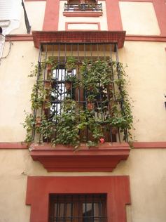 House front in Calle San Esteban, Sevilla